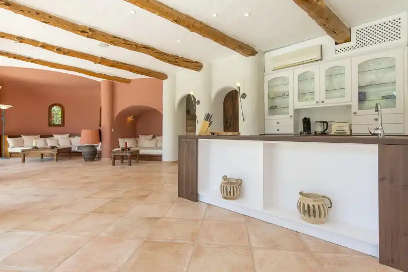Ferienhaus auf The beach villa, Sant Carles de Peralta