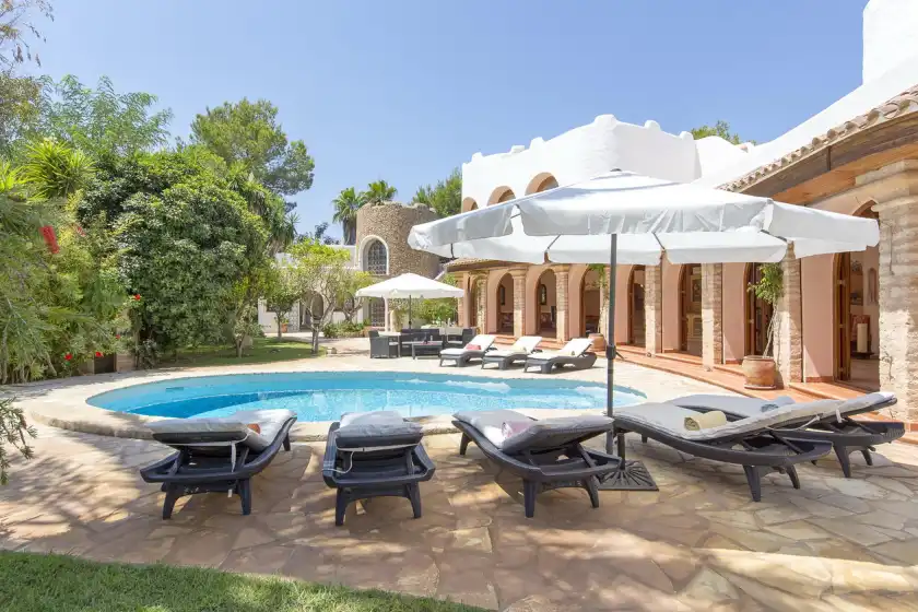 Ferienhaus auf The beach villa, Sant Carles de Peralta