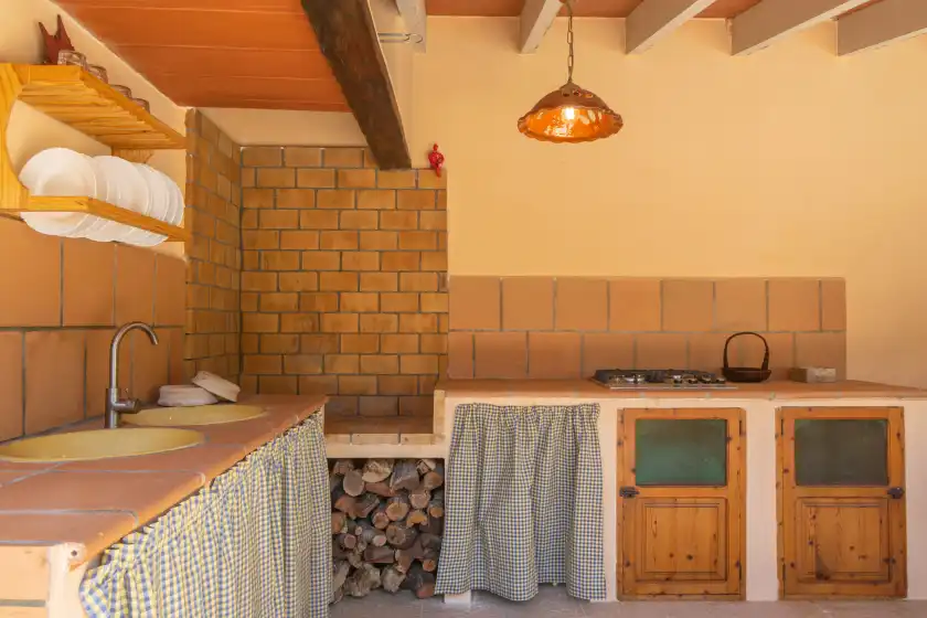 Ferienhaus auf Ca sa padrina burballa, Maria de la Salut