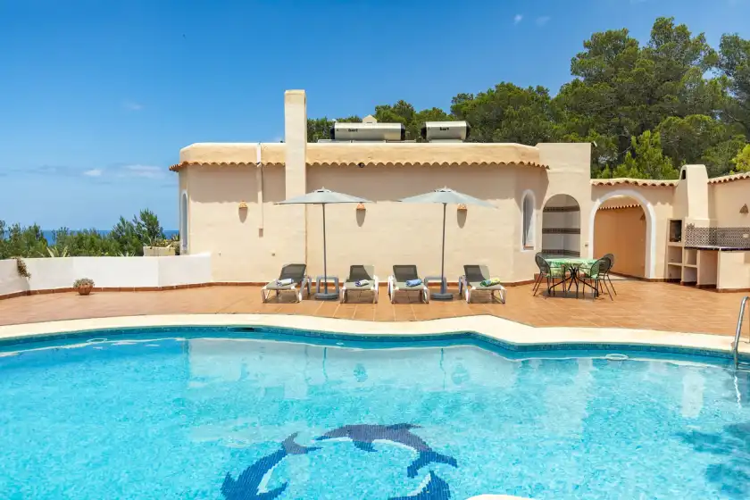 Ferienhaus auf Vista conta, Sant Agustí des Vedrà