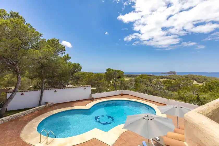 Ferienhaus auf Vista conta, Sant Agustí des Vedrà
