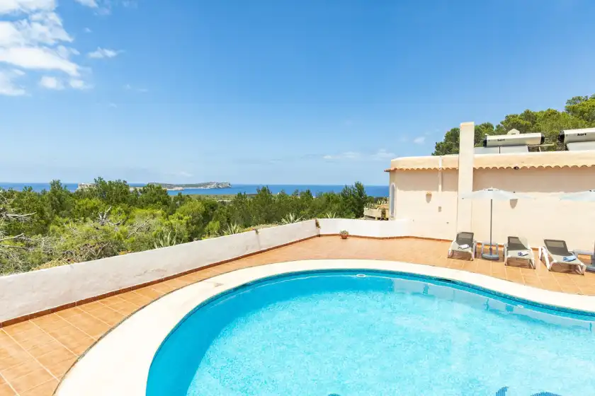 Ferienhaus auf Vista conta, Sant Agustí des Vedrà