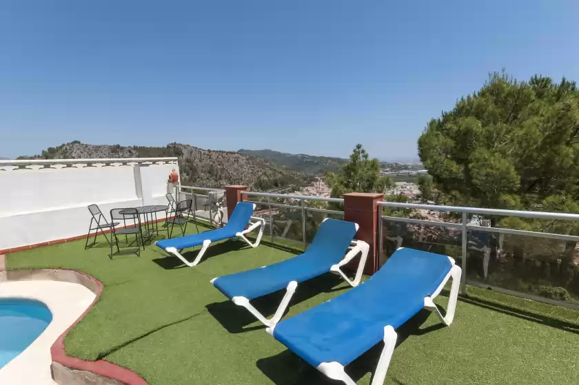 Ferienhaus auf El balcón de la safor - pedraviva, Ador