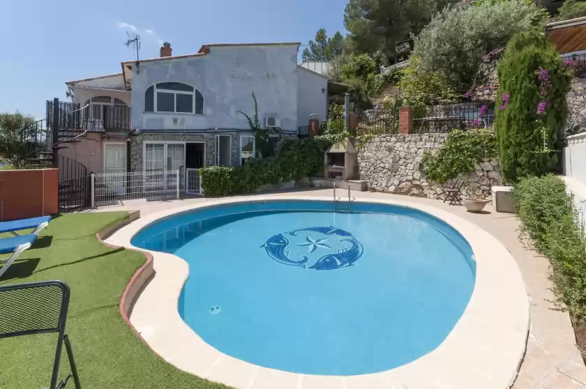 Ferienhaus auf El balcón de la safor - pedraviva, Ador