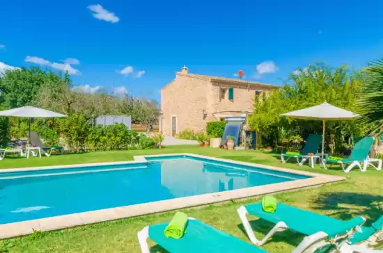 Villa for 6 guests . With Pool, Air conditioning, Wifi and Optional FREE Cancellation  Sa mata in Campanet, Mallorca, Illes Balears, España