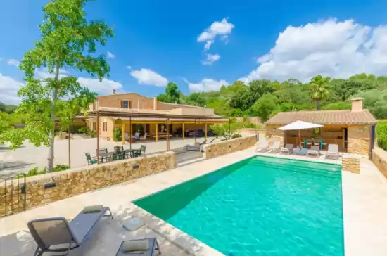 Villa for 10 guests . With Pool, Air conditioning, Wifi and Optional FREE Cancellation  Sa mata grossa in Campanet, Mallorca, Illes Balears, España