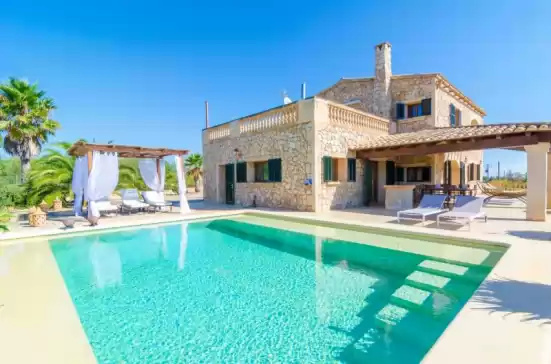 Villa for 6 guests . With Pool, Air conditioning, Wifi and Optional FREE Cancellation  Can teco in Porto Cristo, Manacor, Mallorca, Illes Balears, España