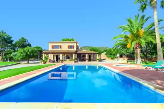 Villa for 10 + 2 guests . With Pool, Air conditioning, Wifi and Optional FREE Cancellation  Finca can bosco 12 in Son Carrió, Sant Llorenç des Cardassar, Mallorca, Illes Balears, España