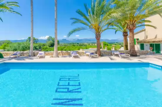 Villa für 12 gäste . Mit Pool, Klimaanlage, Wifi und Optionale GRATIS Stornierung  Son real in Sencelles, Mallorca, Illes Balears, España