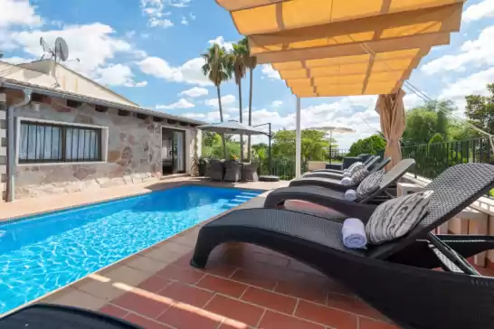 Villa für 6 gäste . Mit Pool, Klimaanlage, Wifi, Haustiere und Optionale GRATIS Stornierung Refugi de les aguiles in Lloseta, Mallorca, Illes Balears, España