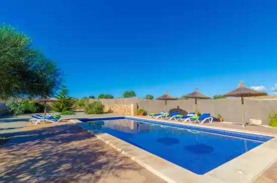 Villa für 6 gäste . Mit Pool, Klimaanlage, Wifi und Optionale GRATIS Stornierung  Sa punta (sa punta bertumins) in ses Salines, Mallorca, Illes Balears, España