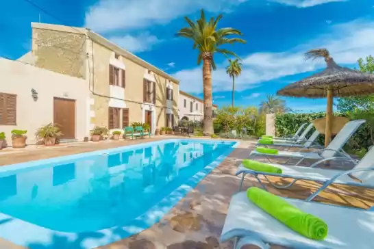 Villa für 6 gäste . Mit Pool, Klimaanlage, Wifi und Optionale GRATIS Stornierung Can salvador in Moscari, Selva, Mallorca, Illes Balears, España