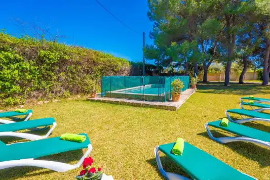 Villa for 10 guests . With Pool, Air conditioning, Wifi and Optional FREE Cancellation Sa marina (covamarina) in ses Covetes, Campos, Mallorca, Illes Balears, España