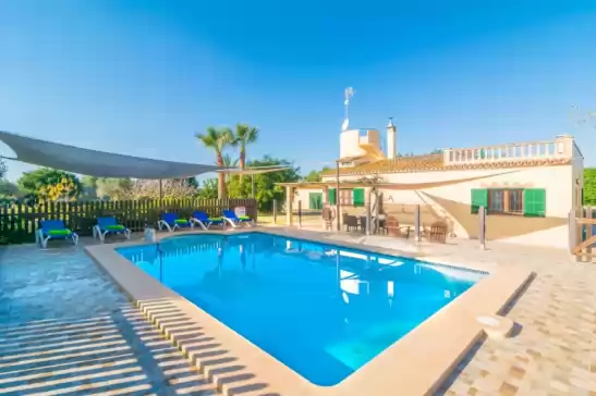Villa for 6 guests . With Pool, Air conditioning, Wifi and Optional FREE Cancellation  Sa tanqueta de ses roques in Santanyí, Mallorca, Illes Balears, España