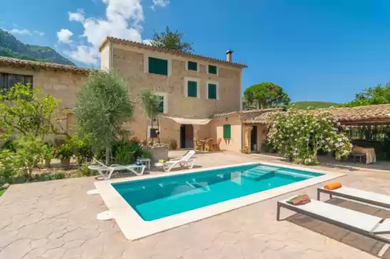 Villa für 6 gäste . Mit Pool, Klimaanlage, Wifi und Optionale GRATIS Stornierung  Villa frontera in Sóller, Mallorca, Illes Balears, España