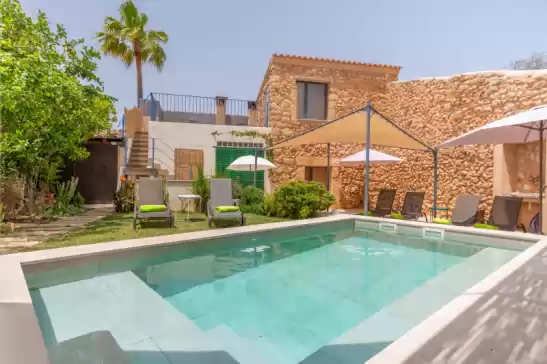 Villa für 6 gäste . Mit Pool, Klimaanlage, Wifi, Haustiere und Optionale GRATIS Stornierung Sa teulera de pina in Pina, Algaida, Mallorca, Illes Balears, España