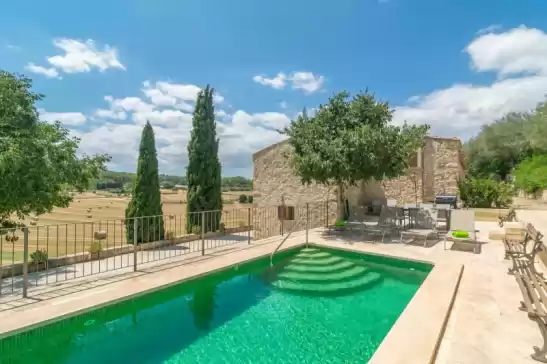 Villa für 10 gäste . Mit Pool, Klimaanlage, Wifi und Optionale GRATIS Stornierung  Ses cases velles de son baró in Sant Joan, Mallorca, Illes Balears, España
