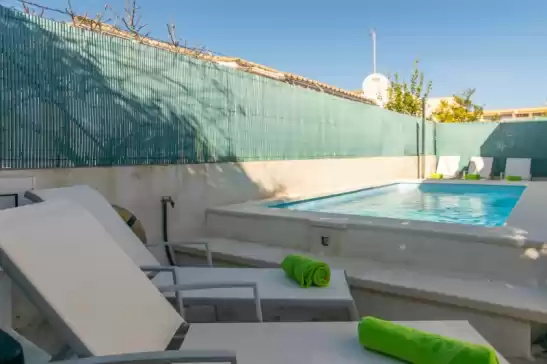 Villa für 6 gäste . Mit Pool, Klimaanlage, Wifi und Optionale GRATIS Stornierung  Casa blanca (port d'alcudia) in Platja d'Alcúdia, Alcúdia, Mallorca, Illes Balears, España
