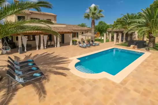 Villa für 8 gäste . Mit Pool, Klimaanlage, Wifi, Haustiere und Optionale GRATIS Stornierung  Villa sun club home in Llucmajor, Mallorca, Illes Balears, España