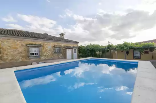 Ferienhaus für 6 gäste . Mit Pool, Klimaanlage, Wifi, Haustiere und Optionale GRATIS Stornierung Rincon de la huerta in Chiclana de la Frontera, Cádiz, Andalucía, España