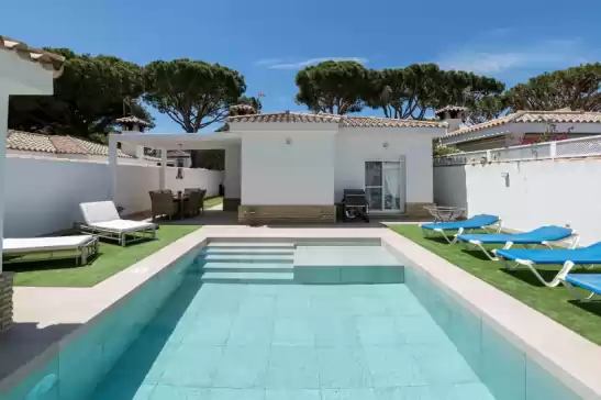 Villa für 6 gäste . Mit Pool, Klimaanlage, Wifi und Optionale GRATIS Stornierung  La perla costera in Chiclana de la Frontera, Cádiz, Andalucía, España