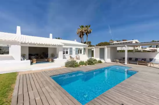Villa for 8 guests . With Pool, Air conditioning, Wifi and Optional FREE Cancellation  Sa blava in Cap d'en Font, Sant Lluís, Menorca, Illes Balears, España