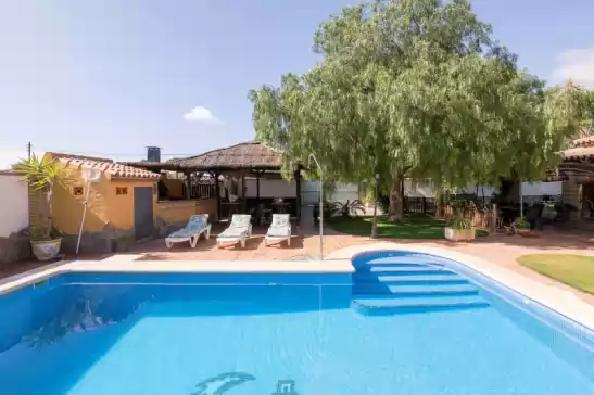 Villa für 7 gäste . Mit Pool, Klimaanlage und Optionale GRATIS Stornierung  La redondela in Chiclana de la Frontera, Cádiz, Andalucía, España