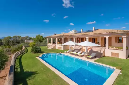 Villa para 10 huéspedes . Con Piscina, Aire Acondicionado, Wifi y Cancelación GRATUITA opcional  Villa mar y tierra en sa Cabaneta, Marratxí, Mallorca, Illes Balears, España