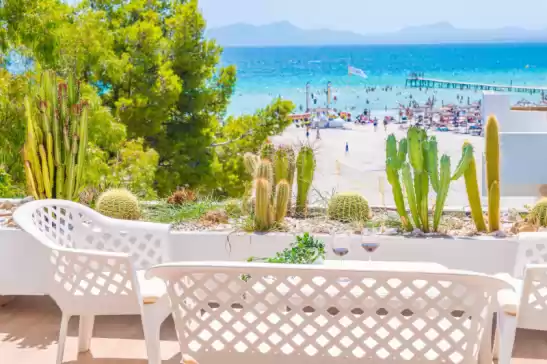 Apartment für 2 gäste . Mit Klimaanlage, Wifi und Optionale GRATIS Stornierung  Mar esmeralda in Port d'Alcúdia, Alcúdia, Mallorca, Illes Balears, España