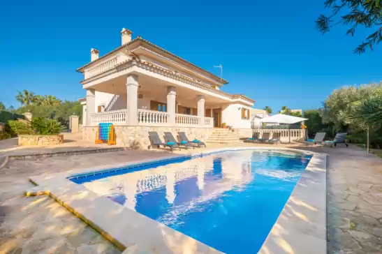 Villa für 8 gäste . Mit Pool, Klimaanlage, Wifi und Optionale GRATIS Stornierung  Can albons in Portocolom, Felanitx, Mallorca, Illes Balears, España