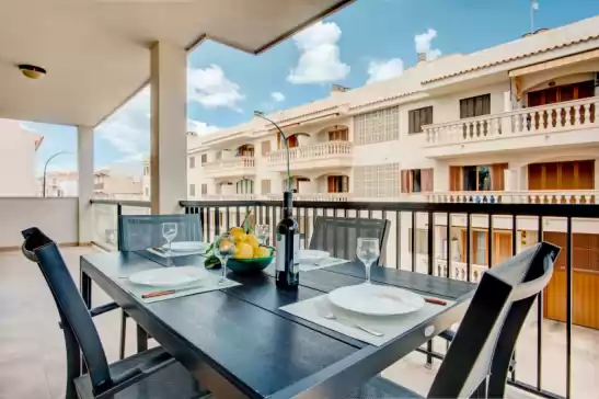 Apartment für 4 + 2 gäste . Mit Klimaanlage, Wifi und Optionale GRATIS Stornierung  Marina uno in Colònia de Sant Jordi, Ses Salines, Mallorca, Illes Balears, España