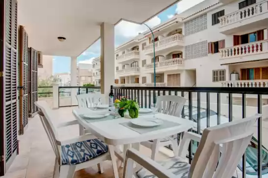 Apartment für 4 + 2 gäste . Mit Klimaanlage, Wifi und Optionale GRATIS Stornierung  Marina cero in Colònia de Sant Jordi, Ses Salines, Mallorca, Illes Balears, España