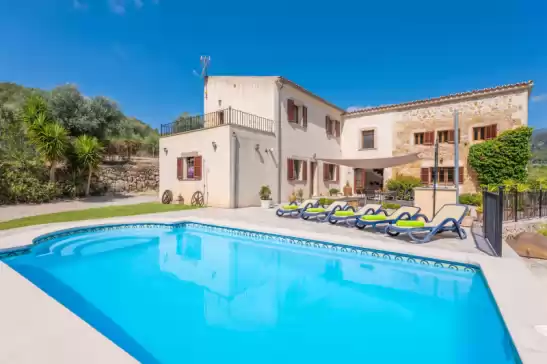 Villa for 8 guests . With Pool, and Wifi,  Sa corterada in Selva, Mallorca, Illes Balears, España