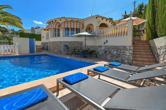 Villa for 6 guests . With Pool, Air conditioning, Wifi and Optional FREE Cancellation Margaritha 6 pax in Fanadix, Benissa, Alicante, Comunitat Valenciana, España