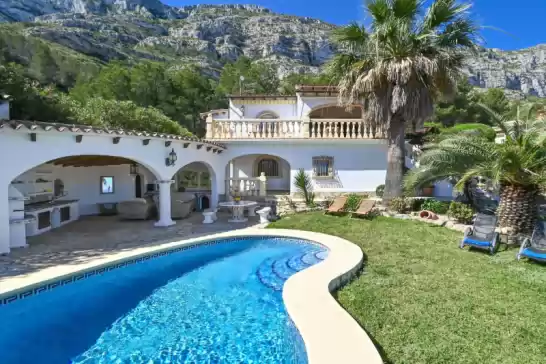 Villa für 8 gäste . Mit Pool, Klimaanlage, Wifi, Haustiere und Optionale GRATIS Stornierung Villa lau in La Pedrera, Dénia, Alicante, Comunitat Valenciana, España