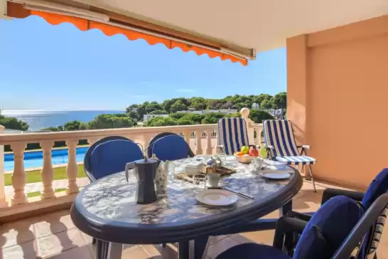 Apartment für 4 gäste . Mit Pool, Klimaanlage, Wifi, Haustiere und Optionale GRATIS Stornierung  Poolbeach vi 4 pax in Moraira, Teulada-Moraira, Alicante, Comunitat Valenciana, España