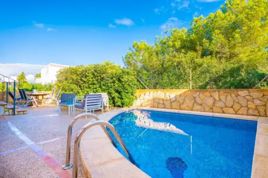 Villa para 6 huéspedes . Con Piscina, Aire Acondicionado, Wifi y Cancelación GRATUITA opcional Punta llarga en Colònia de Sant Pere, Artà, Mallorca, Illes Balears, España