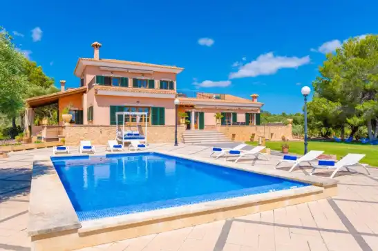 Villa für 10 gäste . Mit Pool, Klimaanlage, Wifi und Optionale GRATIS Stornierung Imagine villa in Palma, Mallorca, Illes Balears, España