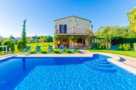 Ines Villa For 8 Guests In Inca Mallorca