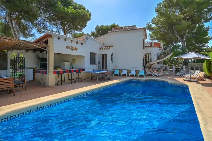 Ferienhaus auf Escabusso 6 pax, el Poble Nou de Benitatxell/Benitachell