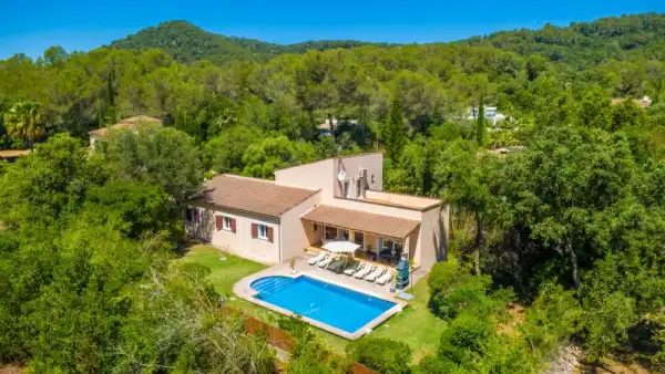 Vila garballó en Crestatx, Sa Pobla, Mallorca, Illes Balears, España