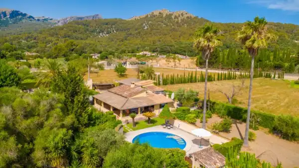 La sort llarga (campomar) in Pollença, Mallorca, Illes Balears, España