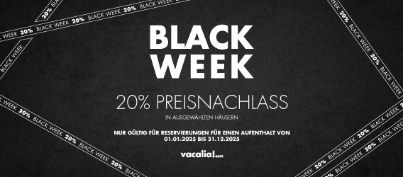 20 % PREISNACHLASS AUF AUSGEWÄHLTE HÄUSER! - Vacalia.com